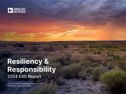 Thumbnail Analog Devices ESG Report 2024