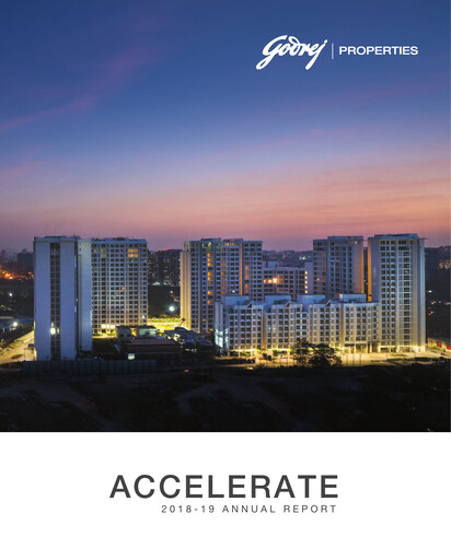 Thumbnail Godrej Properties Annual Report 2018-2019