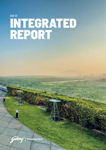 Thumbnail Godrej Properties Annual Report 2021-2022