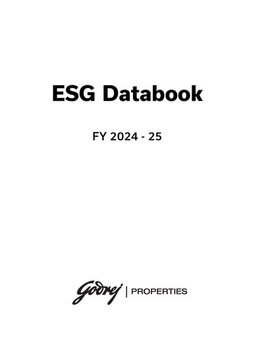Thumbnail Godrej Properties ESG Report 2024-2025