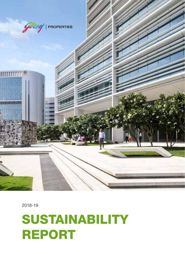 Thumbnail Godrej Properties Sustainability Report 2018-2019