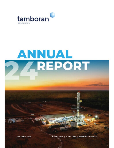 Thumbnail Tamboran Resources Annual Report 2024