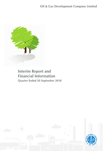 Vorschaubild Oil & Gas Development Company Quartalsbericht 2018-q1