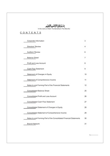 Thumbnail Meezan Bank Half-year Report 2009-h1