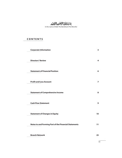 Miniature Meezan Bank Rapport trimestriel 2013-q1