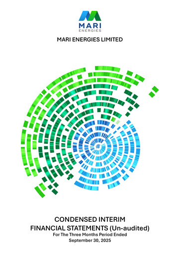 Miniature Mari Petroleum Company Rapport trimestriel 2026-q1