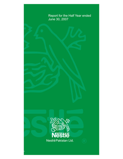 Vorschaubild Nestle Pakistan Finanzmitteilung 2007-h1