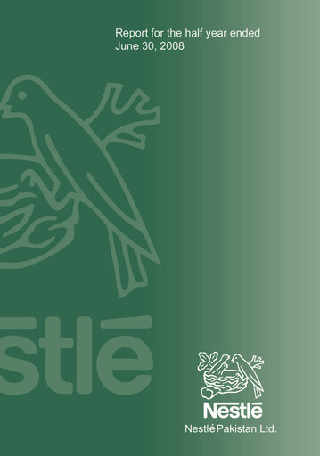Vorschaubild Nestle Pakistan Finanzmitteilung 2008-h1