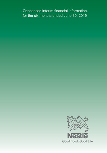 Vorschaubild Nestle Pakistan Finanzmitteilung 2019-h1