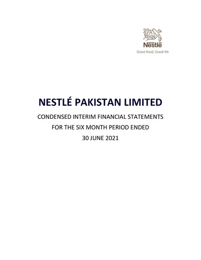 Vorschaubild Nestle Pakistan Finanzmitteilung 2021-h1