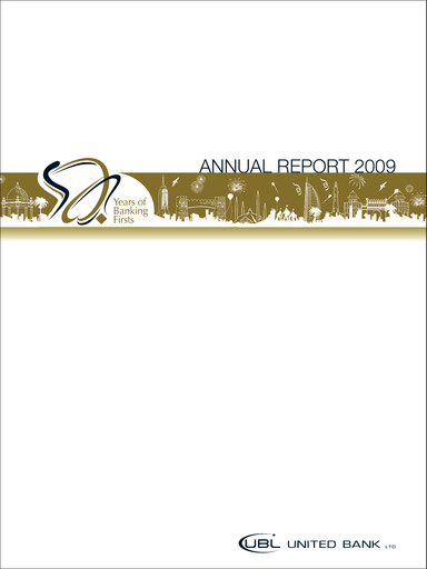 Thumbnail United Bank (Pakistan) Annual Report 2009