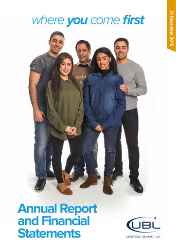 Thumbnail United Bank (Pakistan) Annual Report 2016