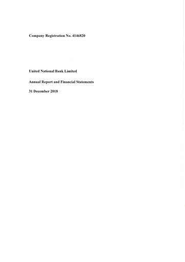 Thumbnail United Bank (Pakistan) Financial Statement 2018