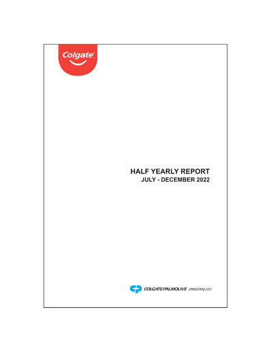 Thumbnail Colgate-Palmolive (Pakistan) Half-year Report 2022-h1