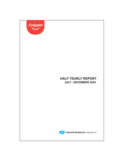 Thumbnail Colgate-Palmolive (Pakistan) Half-year Report 2024-h1