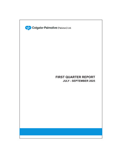 Thumbnail Colgate-Palmolive (Pakistan) Quarterly Report 2026-q1