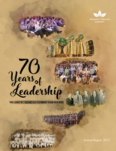 Miniature Pakistan Tobacco Company Rapport annuel 2017