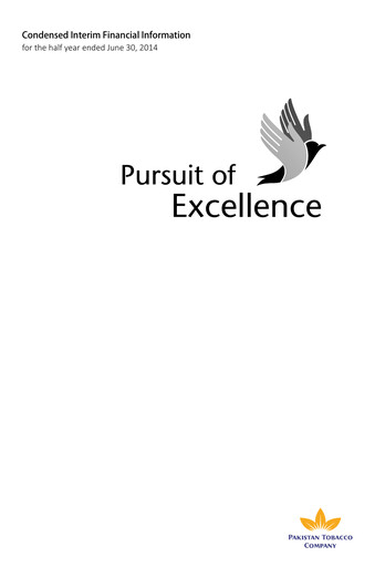 Miniature Pakistan Tobacco Company Bilan financier 2014-h1