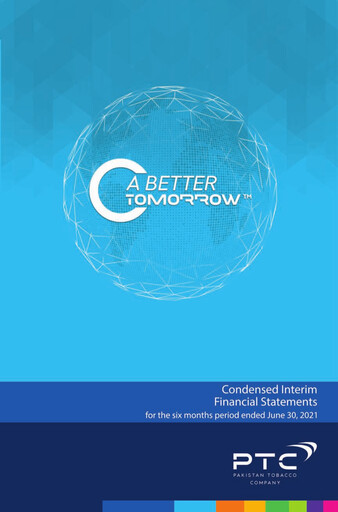 Miniature Pakistan Tobacco Company Bilan financier 2021-h1