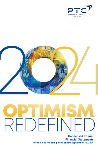 Thumbnail Pakistan Tobacco Company Financial Statement 2024-9m