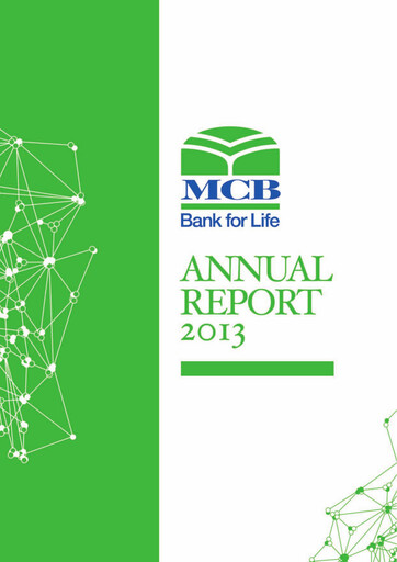 Thumbnail MCB Bank Pakistan Annual Report 2013