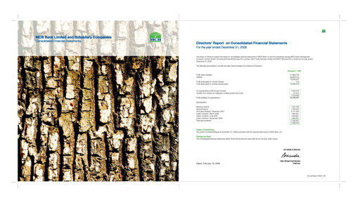 Vorschaubild MCB Bank Pakistan Finanzmitteilung 2008