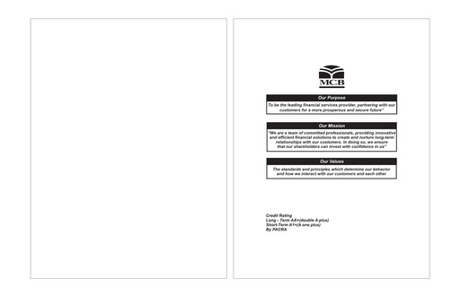 Thumbnail MCB Bank Pakistan Half-year Report 2008-h1