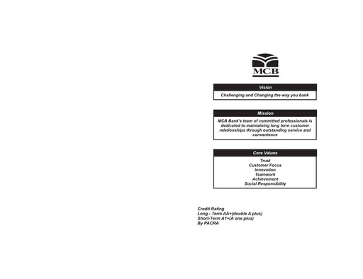 Vorschaubild MCB Bank Pakistan Quartalsbericht 2008-q1