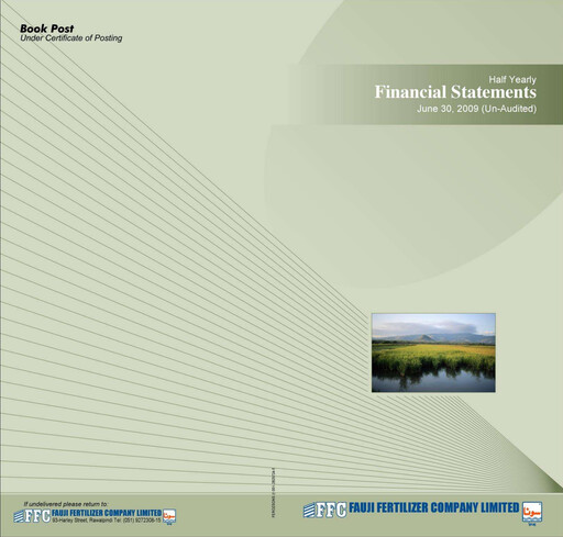 Thumbnail Fauji Fertilizer Company Financial Statement 2009-h1