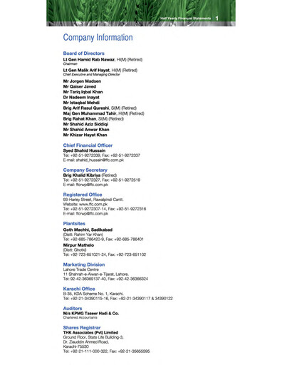 Thumbnail Fauji Fertilizer Company Financial Statement 2010-h1