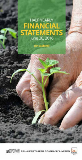 Thumbnail Fauji Fertilizer Company Financial Statement 2016-h1