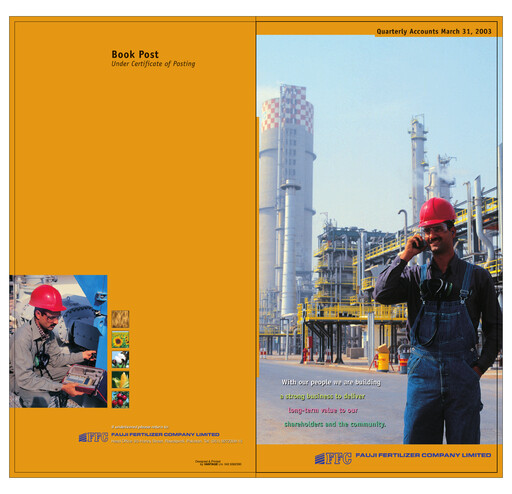 Thumbnail Fauji Fertilizer Company Quarterly Report 2003-q1