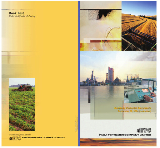 Thumbnail Fauji Fertilizer Company Quarterly Report 2004-q3