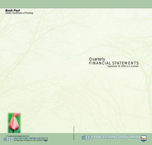 Thumbnail Fauji Fertilizer Company Quarterly Report 2009-q3