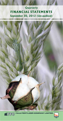 Thumbnail Fauji Fertilizer Company Quarterly Report 2012-q3