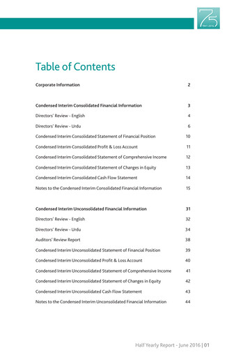 Miniature Habib Bank Rapport semestriel 2016-h1