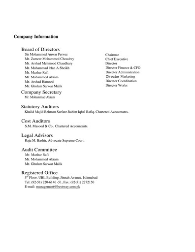 Thumbnail Bestway Cement Quarterly Report 2003-q3