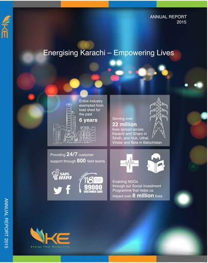Miniature K-Electric Rapport annuel 2015