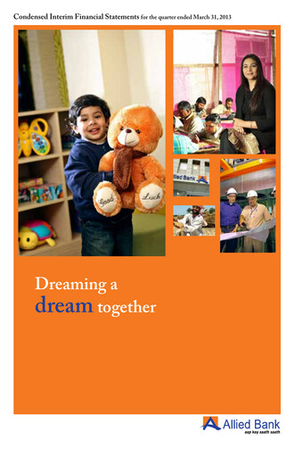 Thumbnail Allied Bank (Pakistan) Quarterly Report 2013-q1