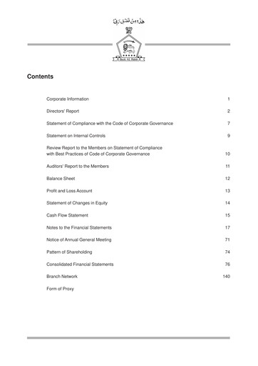 Vorschaubild Bank AL Habib Jahresbericht 2006