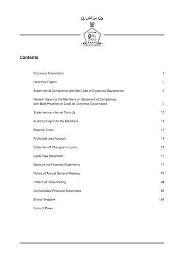 Vorschaubild Bank AL Habib Jahresbericht 2007