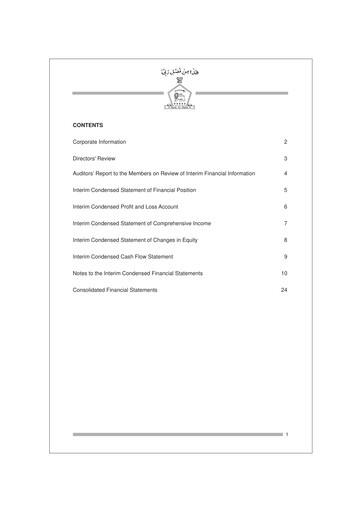 Vorschaubild Bank AL Habib Finanzmitteilung 2012-h1