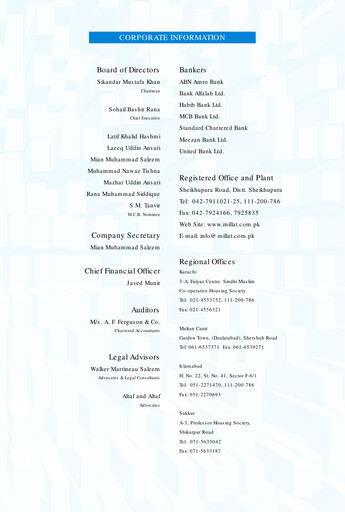 Thumbnail Millat Tractors Quarterly Report 2008-q3