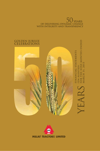 Thumbnail Millat Tractors Quarterly Report 2015-q3
