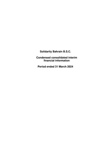 Thumbnail Solidarity Bahrain Quarterly Report 2024-q1