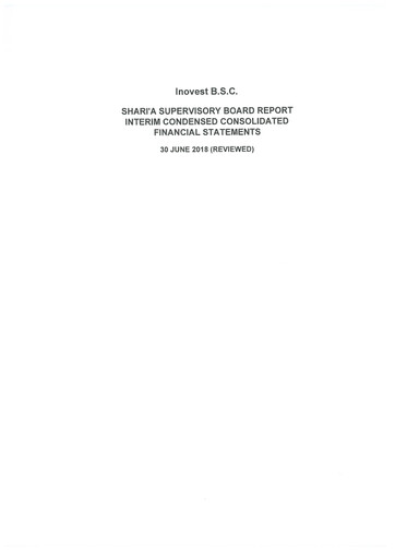 Thumbnail INOVEST Financial Statement 2018-h1