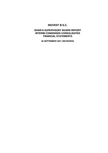 Thumbnail INOVEST Financial Statement 2021-9m