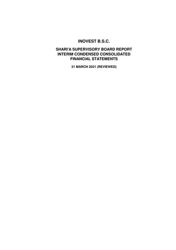 Thumbnail INOVEST Financial Statement 2021-q1