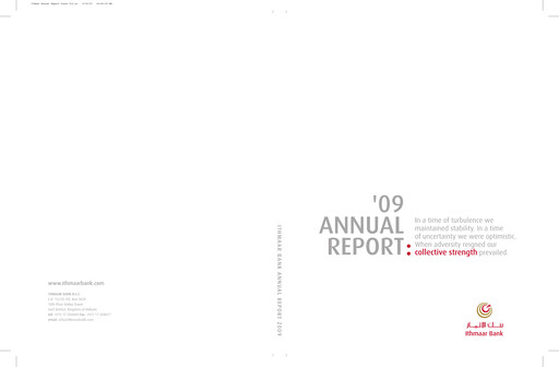 Thumbnail Ithmaar Holding Annual Report 2009
