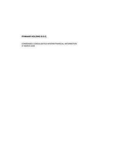 Thumbnail Ithmaar Holding Quarterly Report 2026-q1